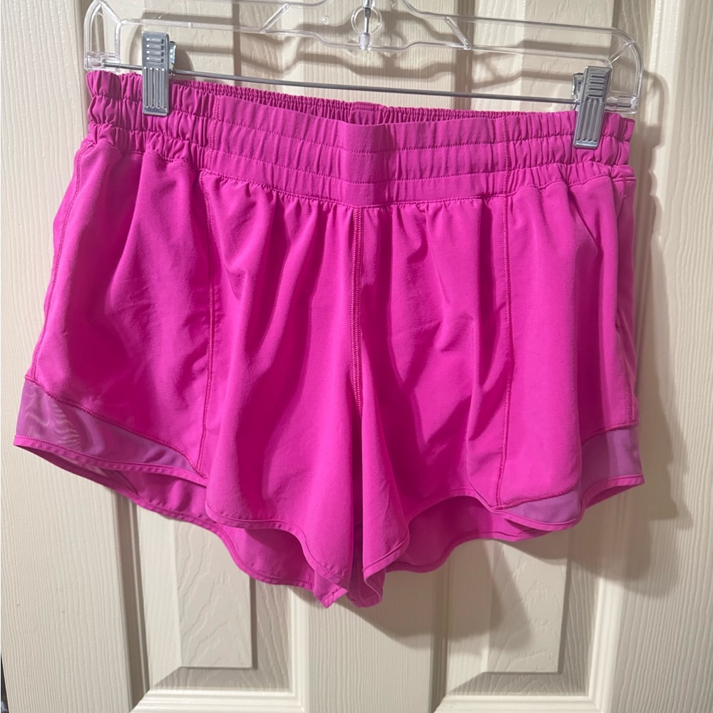 Lululemon Athletica Pink Athletic Shorts Lightweight Moisture-Wicking